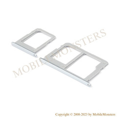 Держатель Sim карты Samsung SM-J730F Galaxy J7 (2017) Серебрянный 