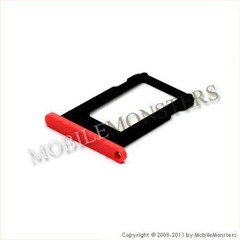 Sim kartes turētājs iPhone 5c (A1529) Sarkans