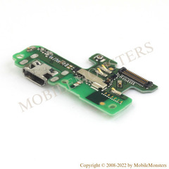 Шлейф Huawei P9 Lite (2017) (PRA-LX1) USB коннектор, с микрофоном 