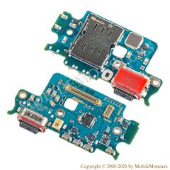 Шлейф Samsung SM-S911B Galaxy S23 USB коннектор (Service pack)