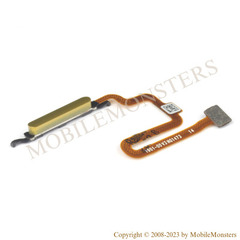 Шлейф Xiaomi Poco M4 Pro 5G (21091116AG) Датчик отпечатков пальцев Жёлтый 