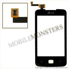 Тачскрин LG E510 Optimus Hub Чёрный
