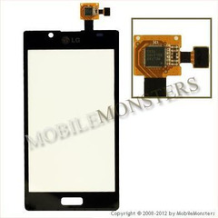 Skārienjūtīgais ekrāns LG P700 Optimus L7 Melns