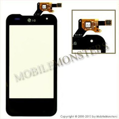 Skārienjūtīgais ekrāns LG P990 Optimus 2X Melns