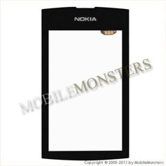 Skārienjūtīgais ekrāns Nokia 305 Asha Melns