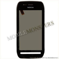 Тачскрин Nokia 603 с рамкой Чёрный