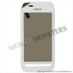 Тачскрин Nokia 603 с рамкой Белый