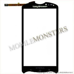 Skārienjūtīgais ekrāns Sony Ericsson MK16i Xperia pro Melns