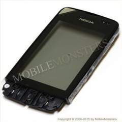 Тачскрин Nokia 311 Asha  с рамкой Чёрный