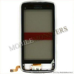 Skārienjūtīgais ekrāns Nokia C6-01 Sudrabs