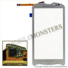 Skārienjūtīgais ekrāns Sony Ericsson MK16i Xperia pro Sudrabs