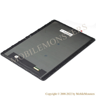 Displejs Huawei MediaPad T5 10 (AGS2-L09) ar Skārienjūtīgo stiklu un apkart ramiti Melns