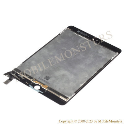 Displejs iPad Mini 4 (A1538, A1550) ar Skārienjūtīgo stiklu *Atjaunots* Melns