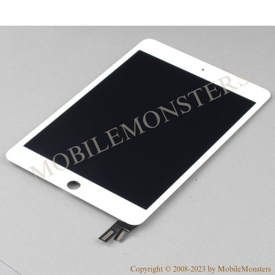 Displejs iPad Mini 5 (2019) (A2124, A2133) ar Skārienjūtīgo stiklu Balts