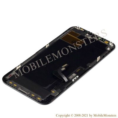 Displejs iPhone 12 Pro (A2407) ar Skārienjūtīgo stiklu un apkart ramiti *Atjaunots* Melns