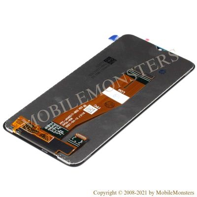 Дисплей Samsung SM-A025F Galaxy A02s с Тачскрином и Стеклом Чёрный