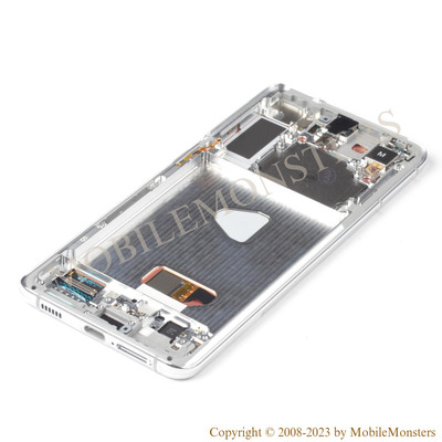 Дисплей Samsung SM-G996 Galaxy S21+ с Тачскрином, стеклом и рамкой Серебрянный