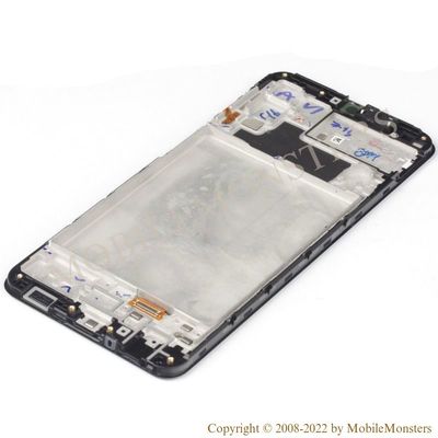Дисплей Samsung SM-M325F Galaxy M32 с Тачскрином, стеклом и рамкой, (Service pack) Чёрный