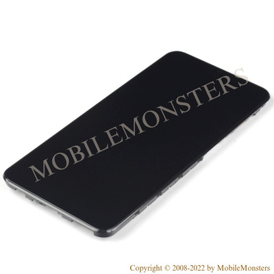 Дисплей Samsung SM-M336B Galaxy M33 5G с Тачскрином, стеклом и рамкой, (Service pack) Чёрный