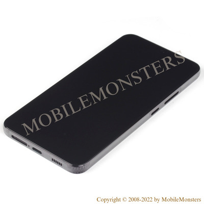 Дисплей Samsung SM-S906B Galaxy S22+ с Тачскрином, стеклом и рамкой, (Service pack) Чёрный