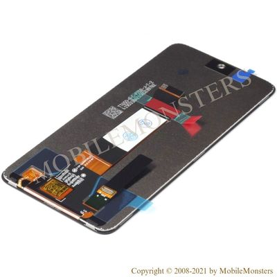 Displejs Xiaomi Redmi Note 10 5g (M2103K19G, M2101K3G) ar Skārienjūtīgo stiklu Melns