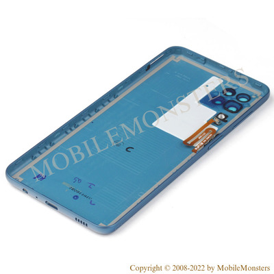 Korpuss Samsung SM-A125F Galaxy A12 Baterijas vāciņš, (Service pack) Zils