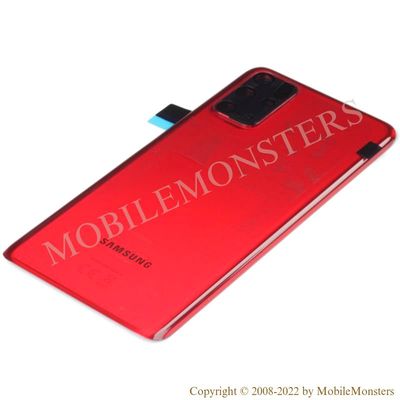 Корпус Samsung SM-G986 Galaxy S20+ Крышка батареи Красная