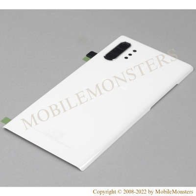 Korpuss Samsung SM-N975 Galaxy Note 10 Plus Baterijas vāciņš Balts