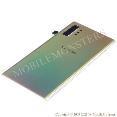 Корпус Samsung SM-N975 Galaxy Note 10 Plus Крышка батареи Серебрянная