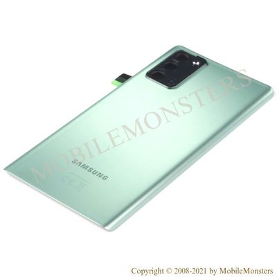 Korpuss Samsung SM-N980F Galaxy Note 20 Baterijas vāciņš Zaļš