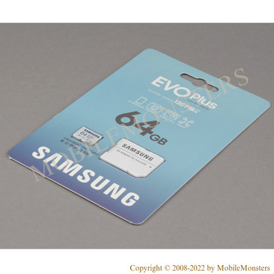 MicroSD Card Samsung 64GB Evo Plus class 10