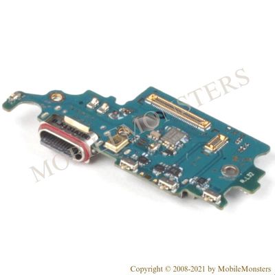 Flex Samsung SM-G991 Galaxy S21 USB connector, Sim card reader