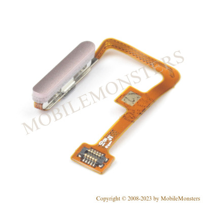 Шлейф Xiaomi Mi 11 Lite 5g (M2101K9G) On/Off, Датчик отпечатков пальцев Розовый