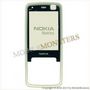 Корпус Nokia N77 Передняя панель Серебрянная