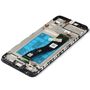 Displejs Samsung SM-A025F Galaxy A02s ar Skārienjūtīgo stiklu un apkart ramiti, (Service pack) Melns