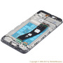 Displejs Samsung SM-A025G Galaxy A02s ar Skārienjūtīgo stiklu un apkart ramiti Melns