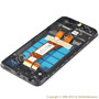 Displejs Samsung SM-A032F Galaxy A03 ar Skārienjūtīgo stiklu un apkart ramiti, (Service pack) Melns