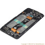 Дисплей Samsung SM-A136F Galaxy A13 5G с Тачскрином, стеклом и рамкой, (Service pack) Чёрный