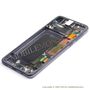 Displejs Samsung SM-G970F Galaxy S10e ar Skārienjūtīgo stiklu un apkart ramiti, ar akumulatoru Melns