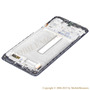 Displejs Samsung SM-M536B Galaxy M53 5G ar Skārienjūtīgo stiklu un apkart ramiti, (Service pack) Melns