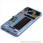Displejs Samsung SM-G955F Galaxy S8+ ar Skārienjūtīgo stiklu un apkart ramiti Zils