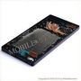 Displejs Sony E6853 Xperia Z5 Premium ar Skārienjūtīgo stiklu un apkart ramiti Melns