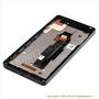 Дисплей Sony F3311 Xperia E5 с Тачскрином, стеклом и рамкой Чёрный