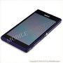 Дисплей Sony D2303 Xperia M2  с Тачскрином, стеклом и рамкой Фиолетовый