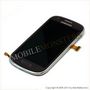 Displejs Samsung i8190 Galaxy S3 Mini ar Skārienjūtīgo stiklu un apkart ramiti Pelēks