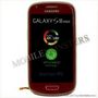 Lcd Samsung i8190 Galaxy S3 Mini with Touchscreen, lens and front frame Red