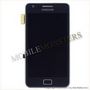 Displejs Samsung i9105P Galaxy S Plus II ar Skārienjūtīgo stiklu un apkart ramiti Zils
