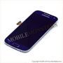 Displejs Samsung i9195 Galaxy S4 mini ar Skārienjūtīgo stiklu un apkart ramiti Zils