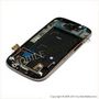 Displejs Samsung i9300 Galaxy S III (S3) ar Skārienjūtīgo stiklu un apkart ramiti Brūns