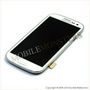 Дисплей Samsung i9301i Galaxy S3 Neo с Тачскрином, стеклом и рамкой Белый